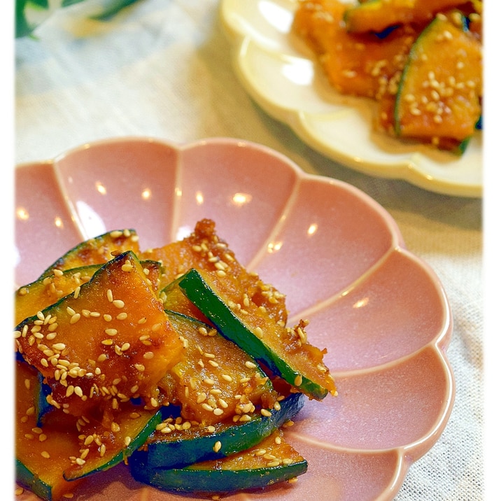 お箸が進む!南瓜の甘辛照り焼き